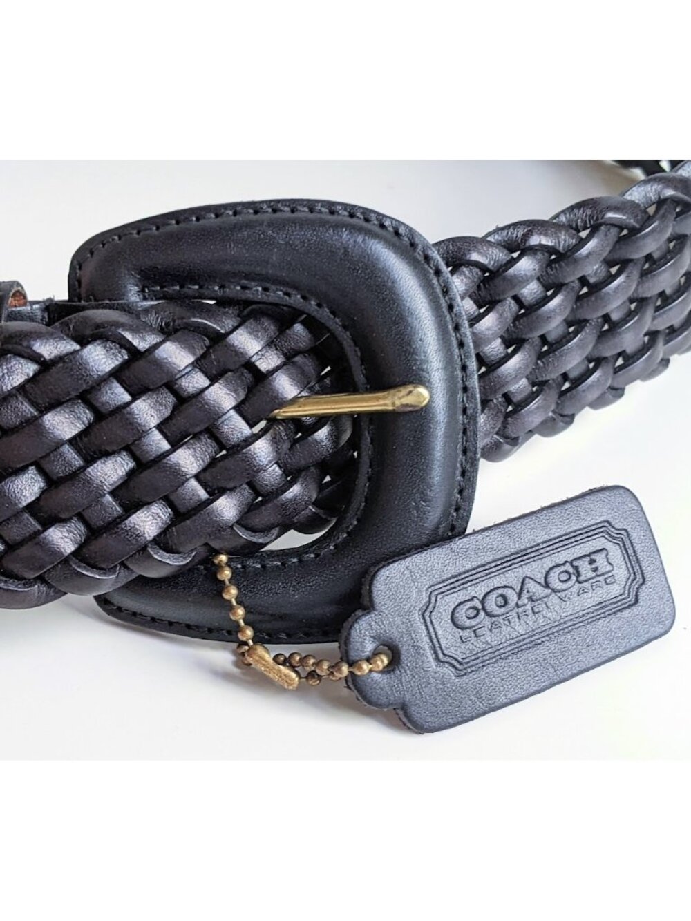 Coach Black Leather Belt 3851 Size: Small